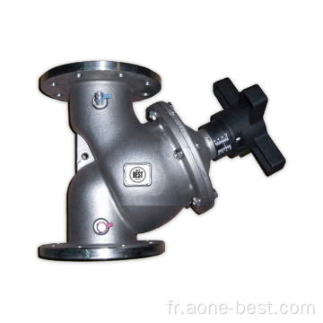 Vanne d&#39;équilibrage hydraulique en acier inoxydable DN25